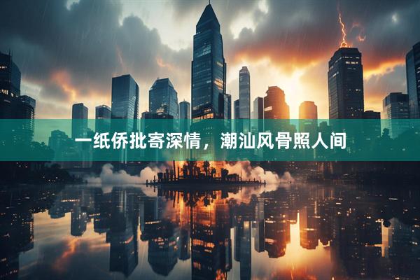 一纸侨批寄深情，潮汕风骨照人间